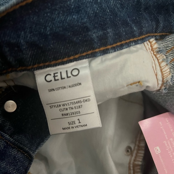 Cello woman’s blue jeans size 1 - Picture 5 of 6